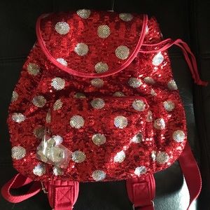 NWT Disney Sequin backpack